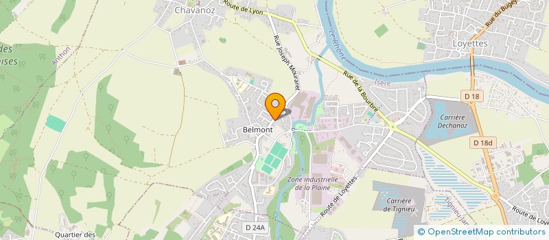 localisation de l'entreprise SOCIETE CIVILE IMMOBILIERE AKTIS  CHAVANOZ