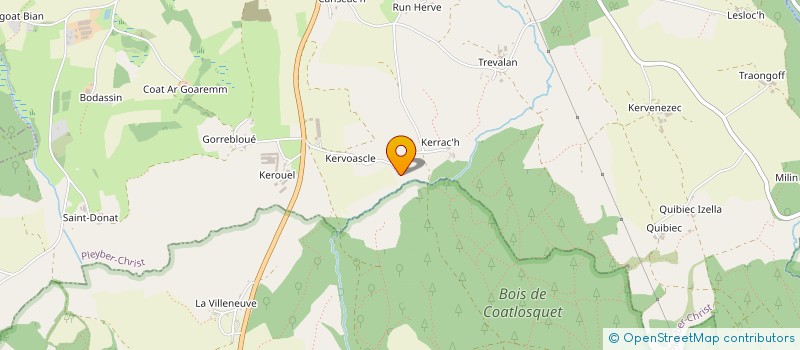 localisation de l'entreprise SOCIETE CIVILE IMMOBILIERE AL NAIDA  PLEYBER-CHRIST