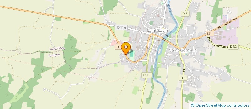 localisation de l'entreprise SOCIETE CIVILE IMMOBILIERE ALACA PAR ABREVIATION SCI ALACA à SAINT-SAVIN