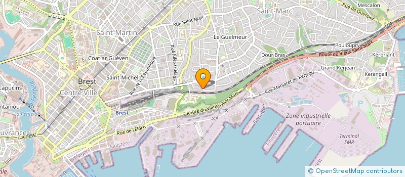 localisation de l'entreprise SOCIETE CIVILE IMMOBILIERE ALAUR à BREST