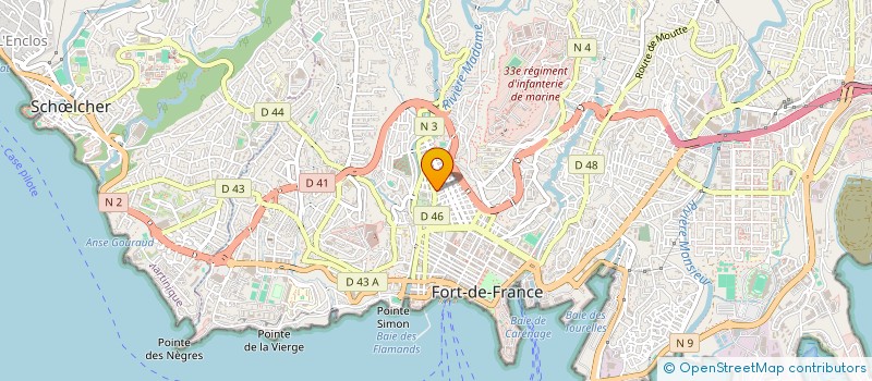 localisation de l'entreprise SOCIETE CIVILE IMMOBILIERE ALBAN à FORT-DE-FRANCE