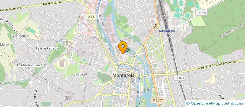 localisation de l'entreprise SOCIETE CIVILE IMMOBILIERE ALBEDIA à MONTARGIS
