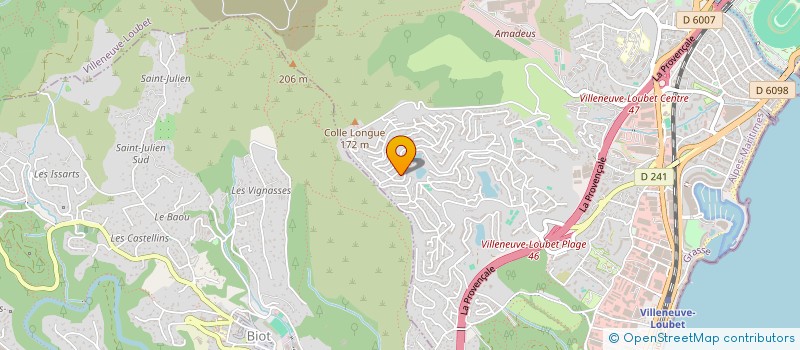 localisation de l'entreprise SOCIETE CIVILE IMMOBILIERE ALE à VILLENEUVE-LOUBET
