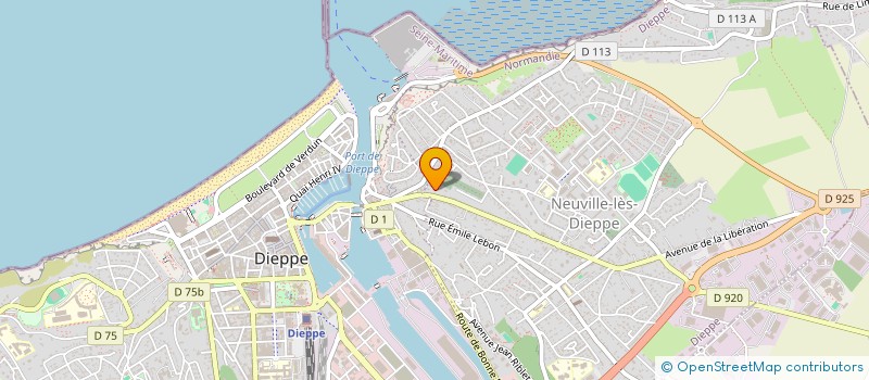 localisation de l'entreprise SOCIETE CIVILE IMMOBILIERE ALEXANDRA III  DIEPPE