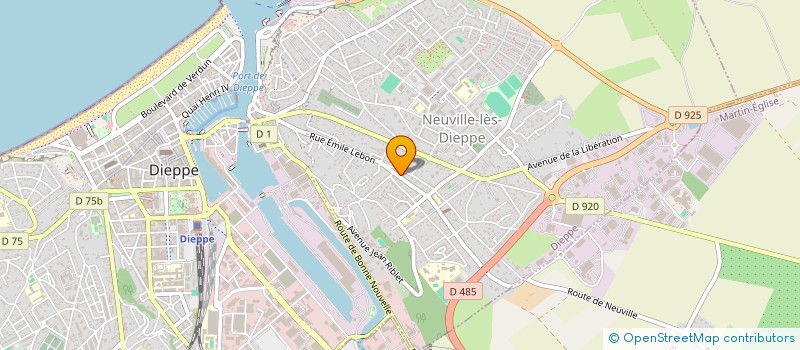 localisation de l'entreprise SOCIETE CIVILE IMMOBILIERE ALEXANDRA IV  DIEPPE