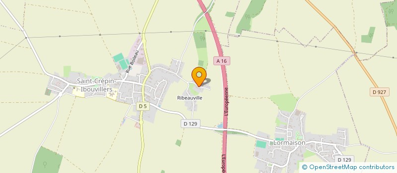 localisation de l'entreprise SOCIETE CIVILE IMMOBILIERE ALEXNICO  SAINT-CREPIN-IBOUVILLERS