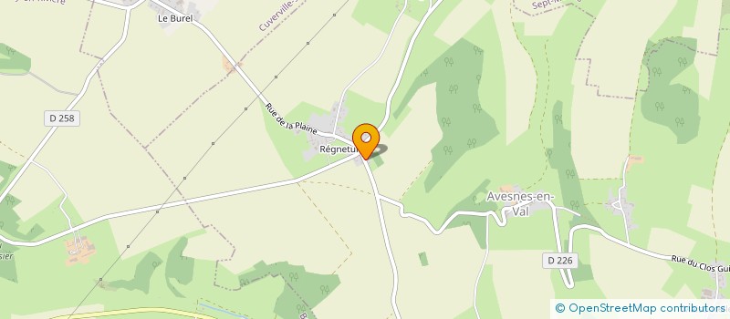 localisation de l'entreprise SOCIETE CIVILE IMMOBILIERE ALFA  AVESNES-EN-VAL