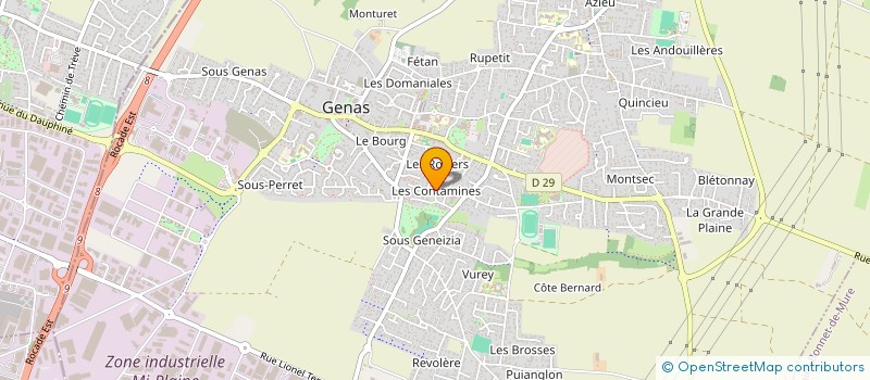 localisation de l'entreprise SOCIETE CIVILE IMMOBILIERE ALGRECA ET PAR ABREVIATION SCI ALGRECA  GENAS