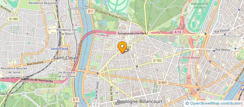 localisation de l'entreprise SOCIETE CIVILE IMMOBILIERE ALICE à BOULOGNE-BILLANCOURT