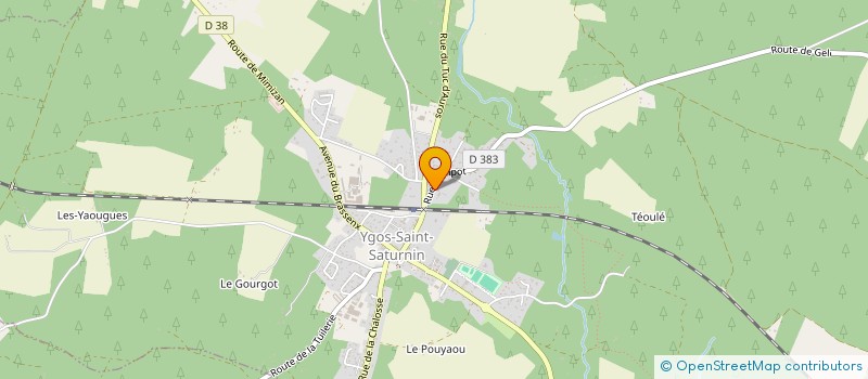 localisation de l'entreprise SOCIETE CIVILE IMMOBILIERE ALINE ET ERIC  YGOS-SAINT-SATURNIN