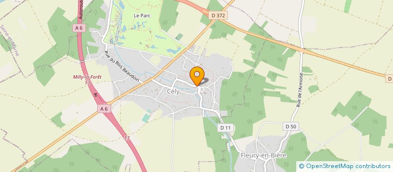 localisation de l'entreprise SOCIETE CIVILE IMMOBILIERE ALIOD  CELY