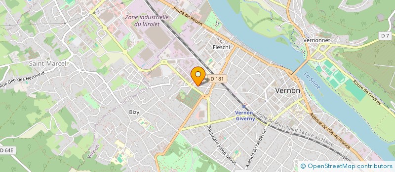 localisation de l'entreprise SOCIETE CIVILE IMMOBILIERE ALJAY - SCI ALJAY  VERNON