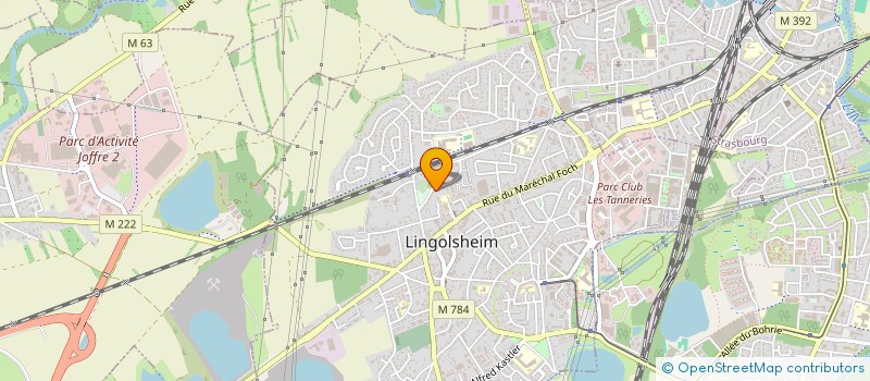 localisation de l'entreprise SOCIETE CIVILE IMMOBILIERE - ALMIMA  LINGOLSHEIM