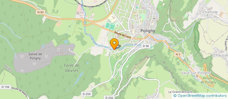 localisation de l'entreprise SOCIETE CIVILE IMMOBILIERE ALNOLE IMMOBILIER  POLIGNY