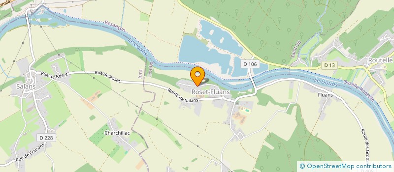 localisation de l'entreprise SOCIETE CIVILE IMMOBILIERE ALPETTE  ROSET-FLUANS