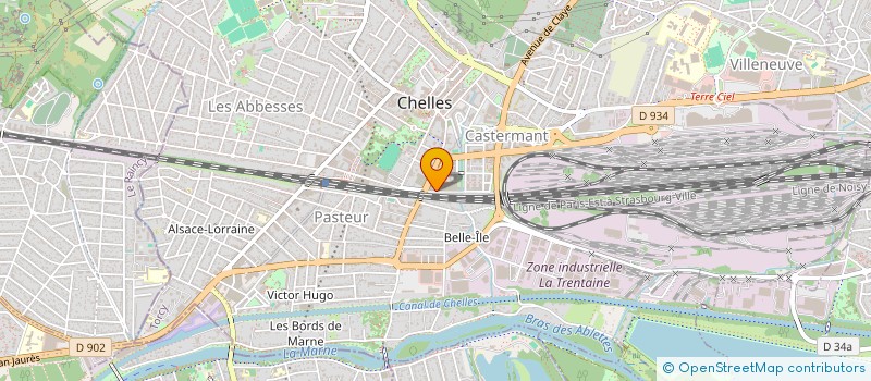 localisation de l'entreprise SOCIETE CIVILE IMMOBILIERE AM BUJOLI  CHELLES