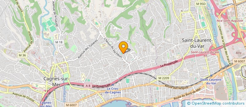 localisation de l'entreprise SOCIETE CIVILE IMMOBILIERE AMARILIA à CAGNES-SUR-MER