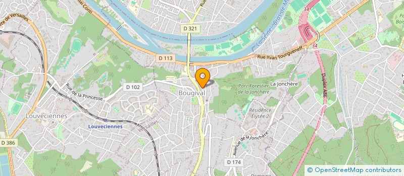 localisation de l'entreprise SOCIETE CIVILE IMMOBILIERE AMATXI  BOUGIVAL