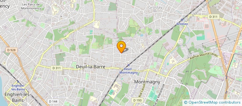 localisation de l'entreprise SOCIETE CIVILE IMMOBILIERE AMBER 95  DEUIL-LA-BARRE