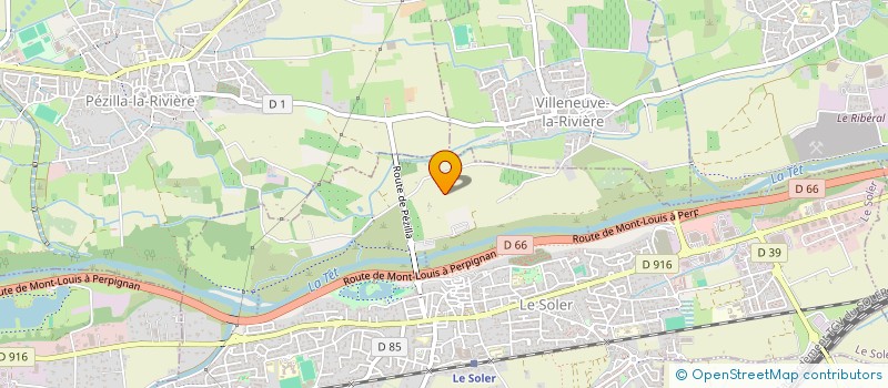 localisation de l'entreprise SOCIETE CIVILE IMMOBILIERE AMELIE  LE SOLER