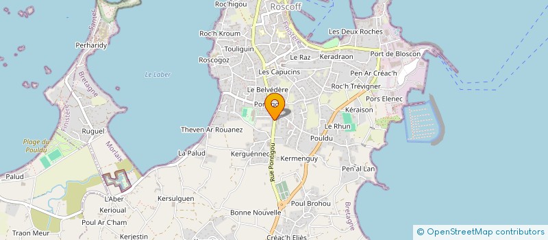 localisation de l'entreprise SOCIETE CIVILE IMMOBILIERE AMELINE-KERMARREC  ROSCOFF