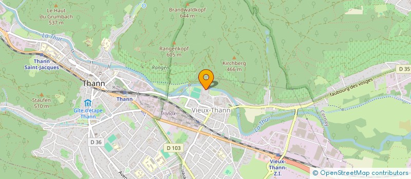 localisation de l'entreprise SOCIETE CIVILE IMMOBILIERE AMG  VIEUX-THANN