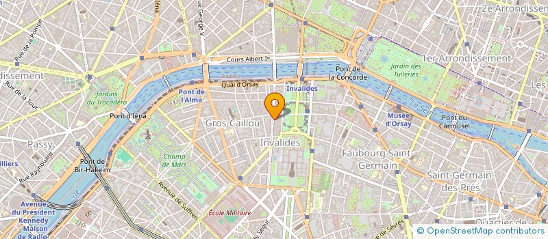 localisation de l'entreprise SOCIETE CIVILE IMMOBILIERE AMIGO  PARIS