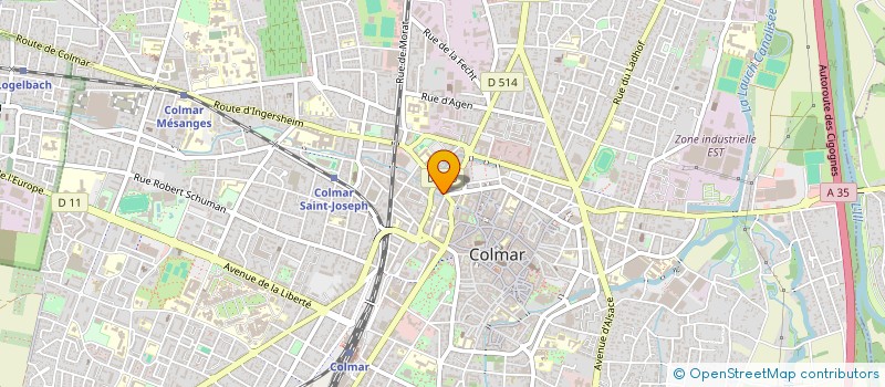 localisation de l'entreprise SOCIETE CIVILE IMMOBILIERE ANAM  COLMAR