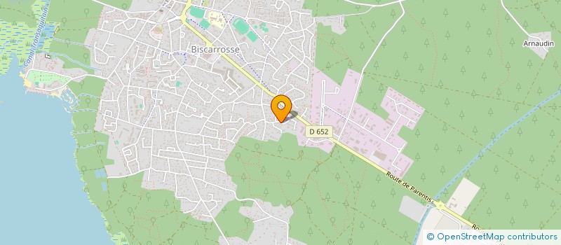 localisation de l'entreprise SOCIETE CIVILE IMMOBILIERE ANASGO  BISCARROSSE