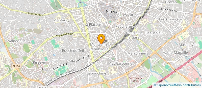 localisation de l'entreprise SOCIETE CIVILE IMMOBILIERE ANBER  NIMES