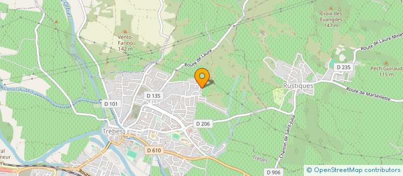 localisation de l'entreprise SOCIETE CIVILE IMMOBILIERE ANDRE  TREBES