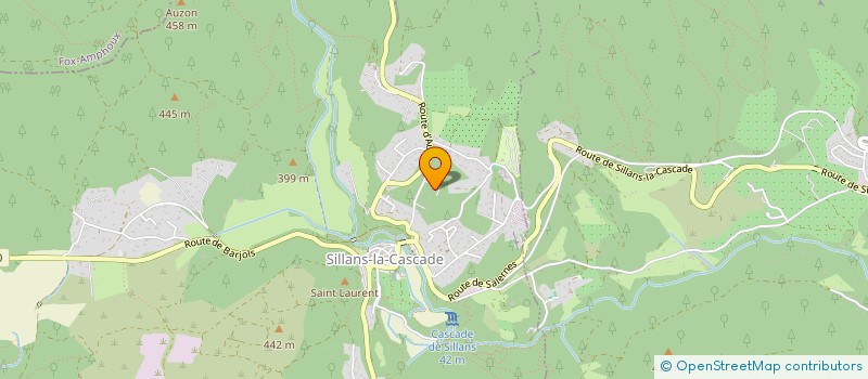 localisation de l'entreprise SOCIETE CIVILE IMMOBILIERE ANDREA'S  SILLANS-LA-CASCADE