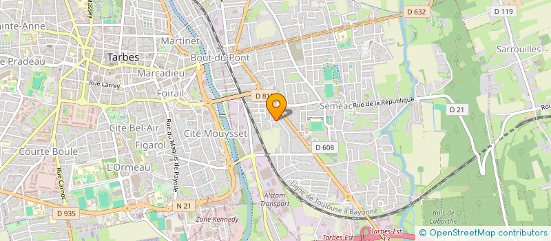 localisation de l'entreprise SOCIETE CIVILE IMMOBILIERE ANDRELIA  SEMEAC