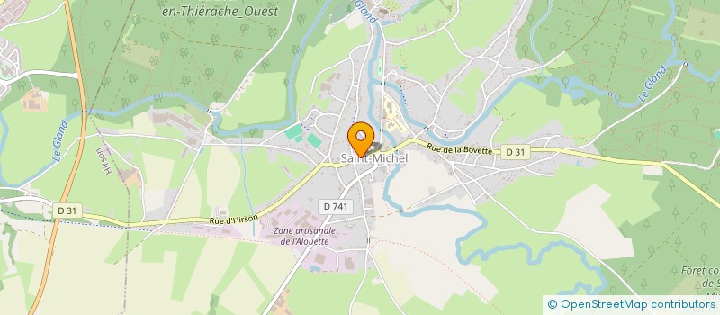 localisation de l'entreprise SOCIETE CIVILE IMMOBILIERE ANDROMEDE  SAINT-MICHEL