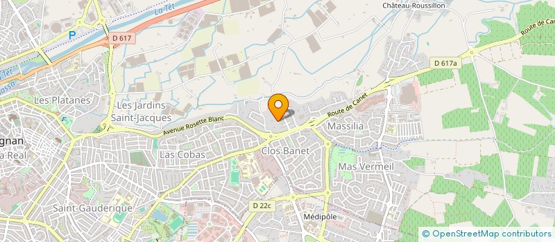 localisation de l'entreprise SOCIETE CIVILE IMMOBILIERE ANFRA à PERPIGNAN