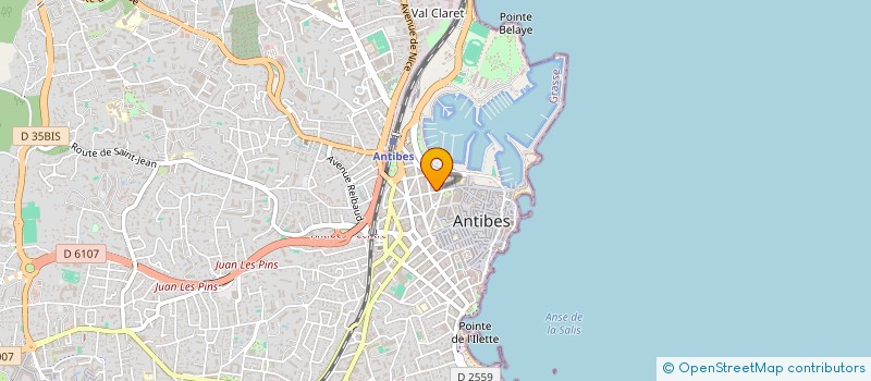 localisation de l'entreprise SOCIETE CIVILE IMMOBILIERE ANGELUS à ANTIBES