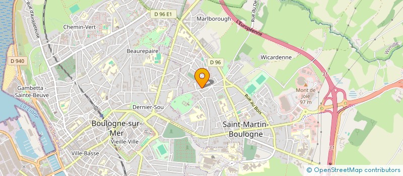 localisation de l'entreprise SOCIETE CIVILE IMMOBILIERE ANISAR  SAINT-MARTIN-BOULOGNE