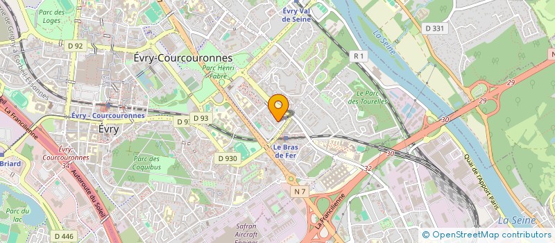 localisation de l'entreprise SOCIETE CIVILE IMMOBILIERE ANKS à EVRY-COURCOURONNES