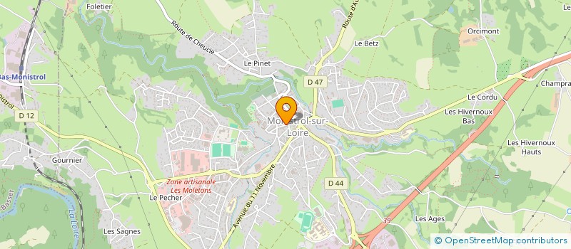 localisation de l'entreprise SOCIETE CIVILE IMMOBILIERE ANNIRE  MONISTROL-SUR-LOIRE