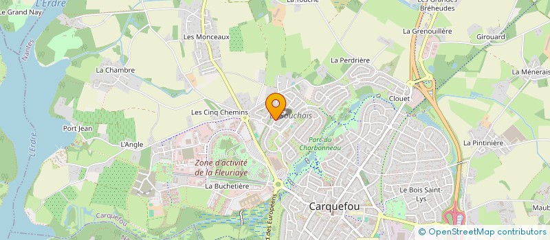 localisation de l'entreprise SOCIETE CIVILE IMMOBILIERE ANSYNOME  CARQUEFOU