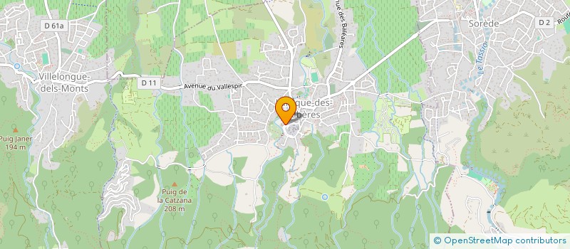 localisation de l'entreprise SOCIETE CIVILE IMMOBILIERE ANTAPOLYS  LAROQUE-DES-ALBERES