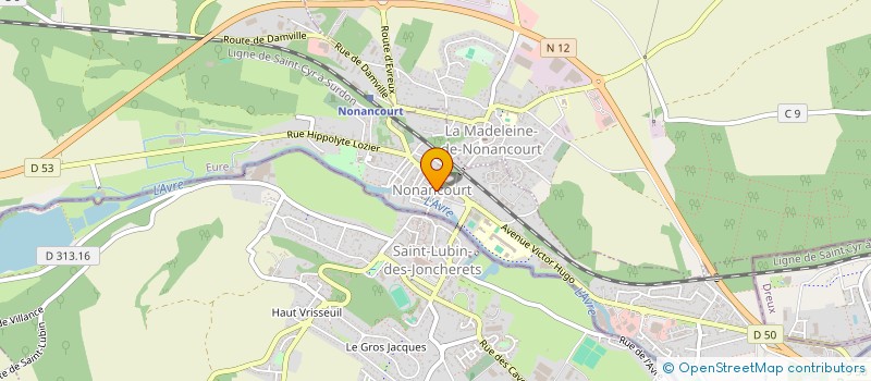 localisation de l'entreprise SOCIETE CIVILE IMMOBILIERE ANTHALEX -SCI ANTHALEX  NONANCOURT