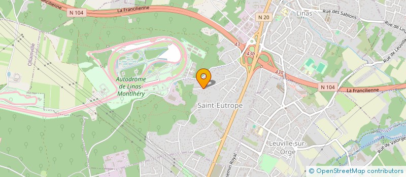 localisation de l'entreprise SOCIETE CIVILE IMMOBILIERE ANZAR ET PAR ABREVIATION SCI ANZAR à LINAS