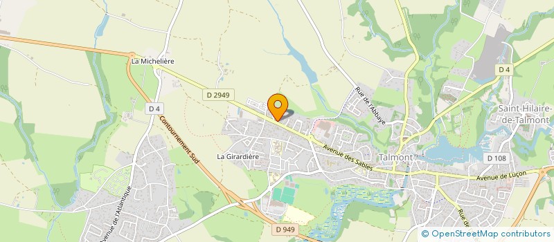 localisation de l'entreprise SOCIETE CIVILE IMMOBILIERE APIFERA  TALMONT-SAINT-HILAIRE