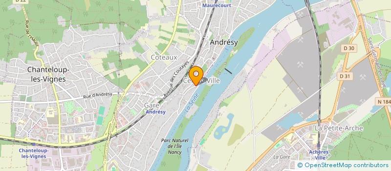 localisation de l'entreprise SOCIETE CIVILE IMMOBILIERE APPY  CHANTELOUP-LES-VIGNES