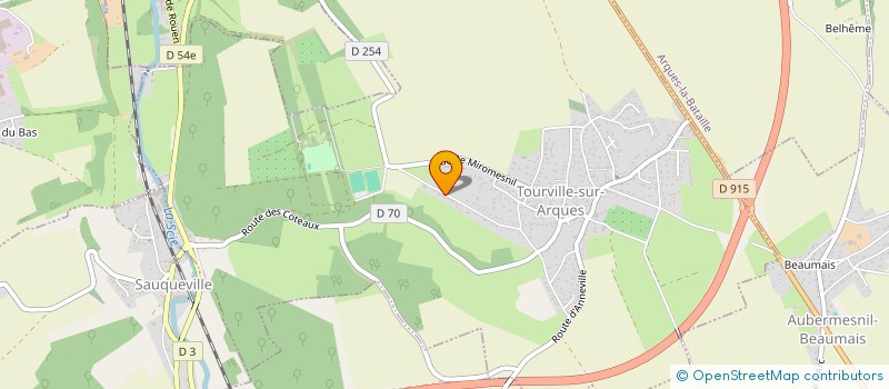 localisation de l'entreprise SOCIETE CIVILE IMMOBILIERE APS  TOURVILLE-SUR-ARQUES