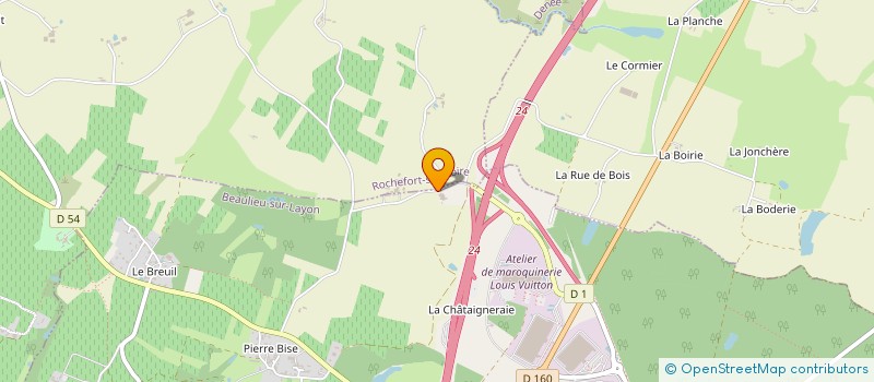 localisation de l'entreprise SOCIETE CIVILE IMMOBILIERE ARAVA  BELLEVIGNE-EN-LAYON