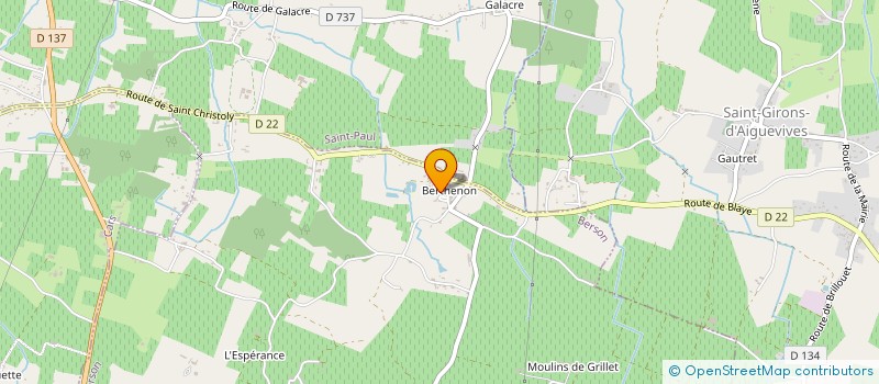 localisation de l'entreprise SOCIETE CIVILE IMMOBILIERE ARCADE  BERSON