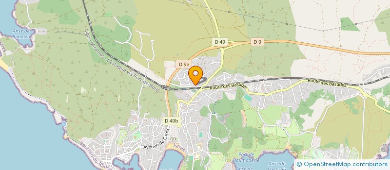 localisation de l'entreprise SOCIETE CIVILE IMMOBILIERE ARCHITECTURE ET MAITRISE D'OEUVRE  MARTIGUES