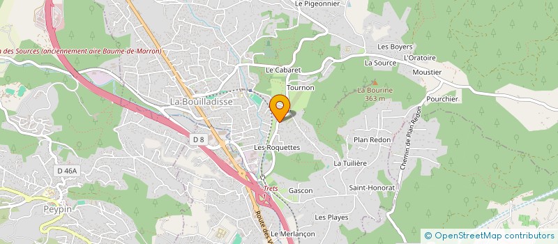 localisation de l'entreprise SOCIETE CIVILE IMMOBILIERE ARENA  LA BOUILLADISSE